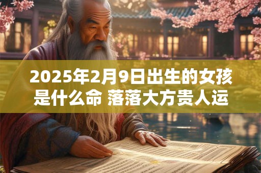 2025年2月9日出生的女孩是什么命 落落大方贵人运佳