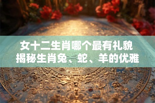 女十二生肖哪个最有礼貌 揭秘生肖兔、蛇、羊的优雅风范！