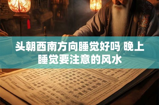 头朝西南方向睡觉好吗 晚上睡觉要注意的风水