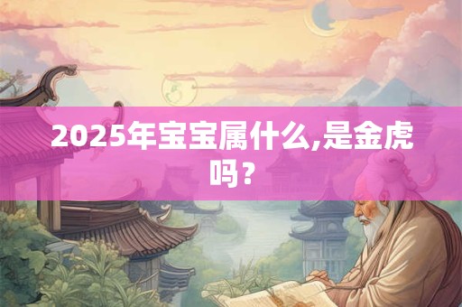 2025年宝宝属什么,是金虎吗? 2025年宝宝属什么,是金虎吗?