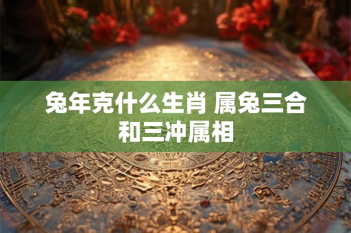 兔年克什么生肖 属兔三合和三冲属相
