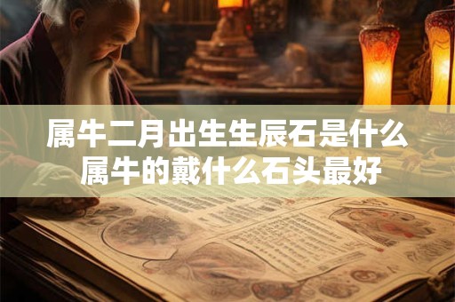 属牛二月出生生辰石是什么 属牛的戴什么石头最好