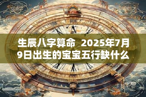 生辰八字算命  2025年7月9日出生的宝宝五行缺什么