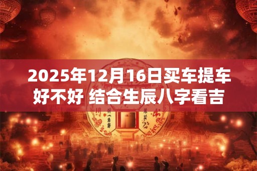 2025年12月16日买车提车好不好 结合生辰八字看吉日