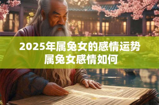 2025年属兔女的感情运势 属兔女感情如何