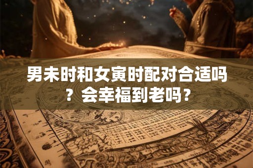 男未时和女寅时配对合适吗？会幸福到老吗？
