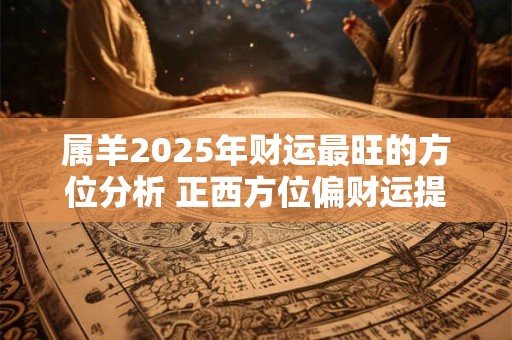属羊2025年财运最旺的方位分析 正西方位偏财运提升最大