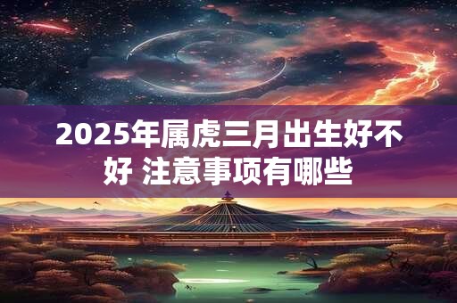 2025年属虎三月出生好不好 注意事项有哪些