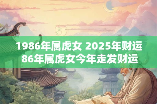 1986年属虎女 2025年财运 86年属虎女今年走发财运吗
