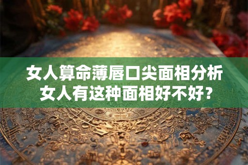 女人算命薄唇口尖面相分析 女人有这种面相好不好？