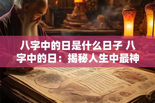 八字中的日是什么日子 八字中的日：揭秘人生中最神秘的日子