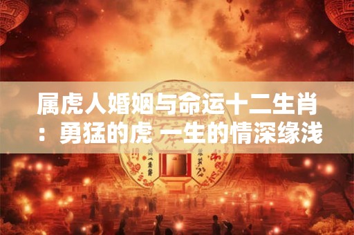 属虎人婚姻与命运十二生肖：勇猛的虎 一生的情深缘浅