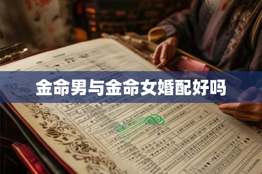 金命男与金命女婚配好吗