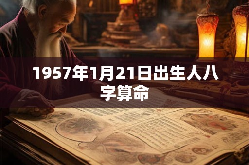 1957年1月21日出生人八字算命