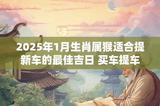 2025年1月生肖属猴适合提新车的最佳吉日 买车提车吉利日子