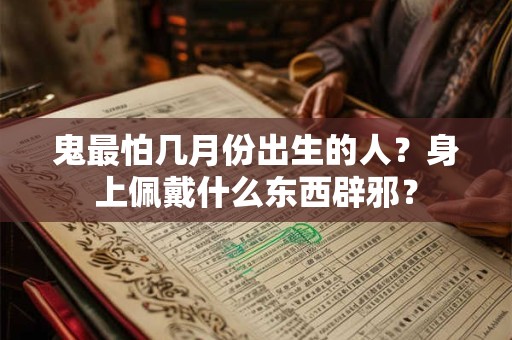 鬼最怕几月份出生的人？身上佩戴什么东西辟邪？