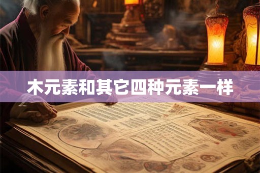 木元素和其它四种元素一样