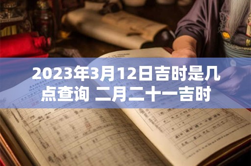 2023年3月12日吉时是几点查询 二月二十一吉时