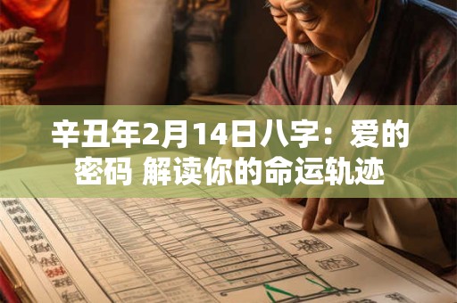 辛丑年2月14日八字：爱的密码 解读你的命运轨迹