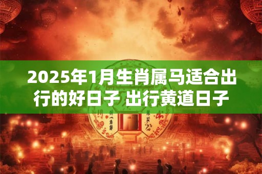 2025年1月生肖属马适合出行的好日子 出行黄道日子