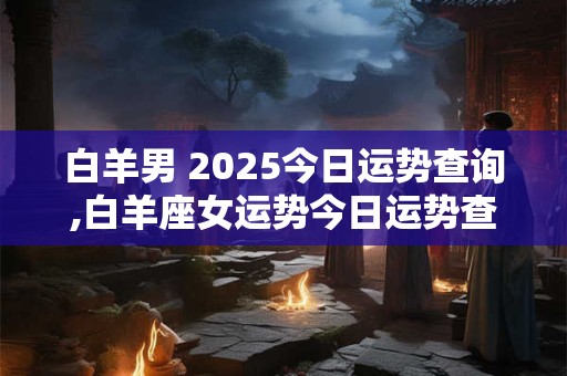白羊男 2025今日运势查询,白羊座女运势今日运势查询