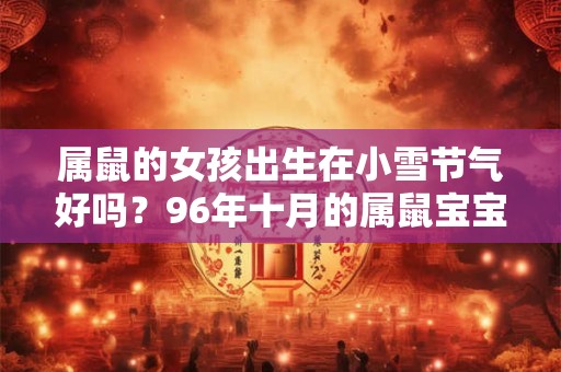 属鼠的女孩出生在小雪节气好吗？96年十月的属鼠宝宝
