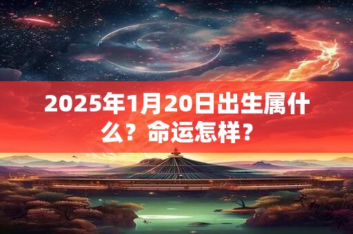 2025年1月20日出生属什么？命运怎样？