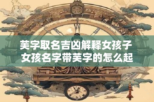芙字取名吉凶解释女孩子 女孩名字带芙字的怎么起