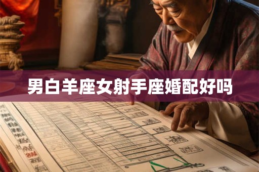 男白羊座女射手座婚配好吗