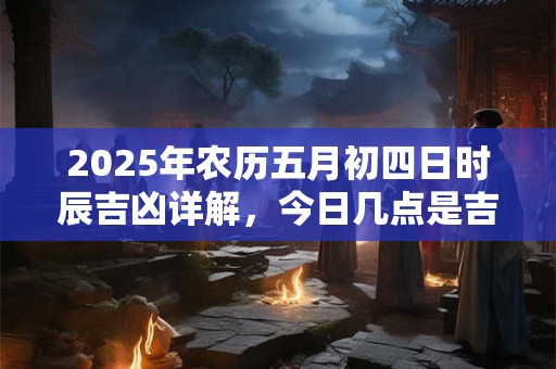 2025年农历五月初四日时辰吉凶详解，今日几点是吉时