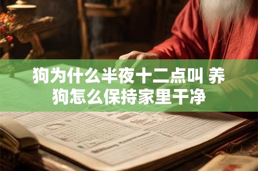 狗为什么半夜十二点叫 养狗怎么保持家里干净