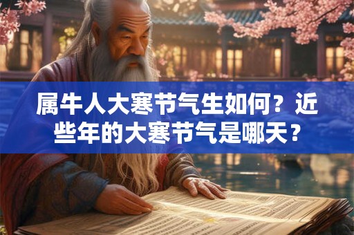 属牛人大寒节气生如何？近些年的大寒节气是哪天？