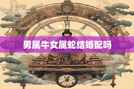 男属牛女属蛇结婚配吗