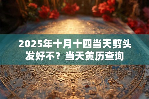 2025年十月十四当天剪头发好不？当天黄历查询