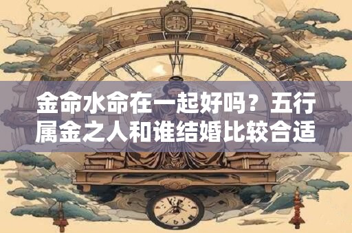 金命水命在一起好吗?五行属金之人和谁结婚比较合适 金命水命在一起好吗?五行属金之人和谁结婚比较合适