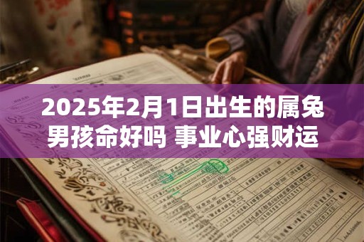 2025年2月1日出生的属兔男孩命好吗 事业心强财运极佳