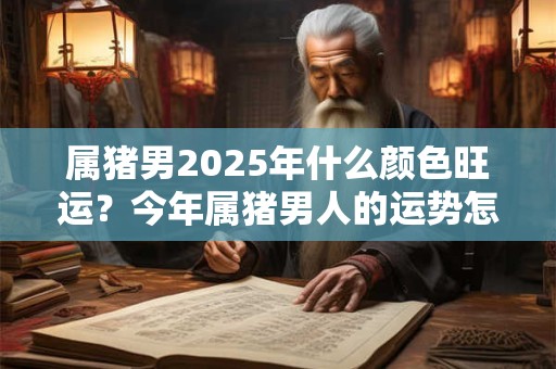 属猪男2025年什么颜色旺运？今年属猪男人的运势怎么样