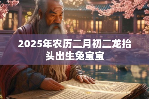2025年农历二月初二龙抬头出生兔宝宝