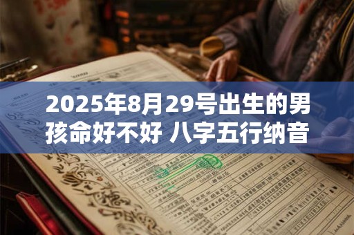 2025年8月29号出生的男孩命好不好 八字五行纳音是什么