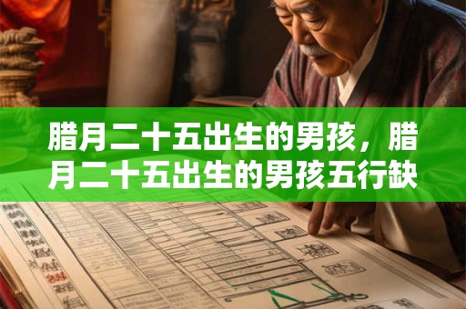 腊月二十五出生的男孩，腊月二十五出生的男孩五行缺什么？