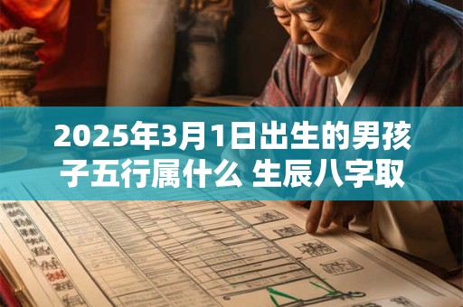 2025年3月1日出生的男孩子五行属什么 生辰八字取名