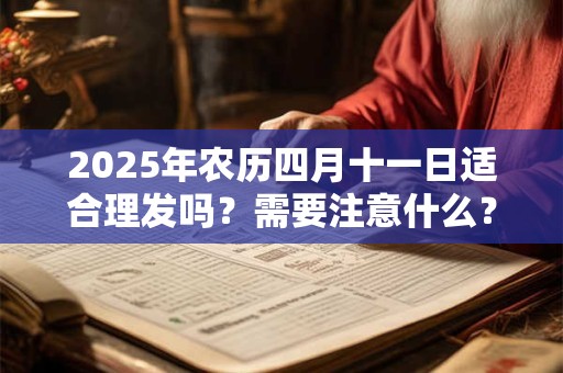 2025年农历四月十一日适合理发吗？需要注意什么？