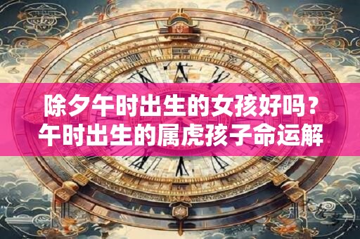 除夕午时出生的女孩好吗？午时出生的属虎孩子命运解析