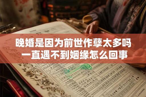 晚婚是因为前世作孽太多吗 一直遇不到姻缘怎么回事