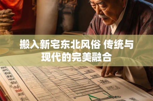 搬入新宅东北风俗 传统与现代的完美融合