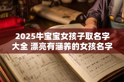 2025牛宝宝女孩子取名字大全 漂亮有涵养的女孩名字