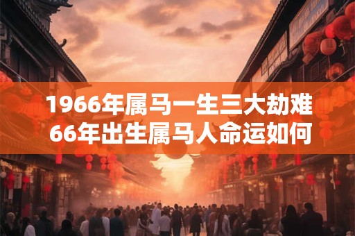 1966年属马一生三大劫难 66年出生属马人命运如何