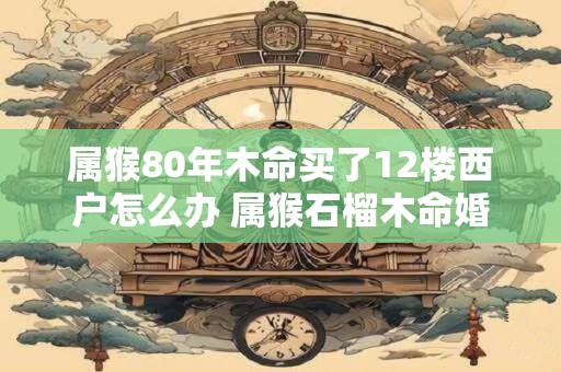 属猴80年木命买了12楼西户怎么办 属猴石榴木命婚姻状况