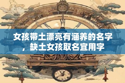 女孩带土漂亮有涵养的名字,缺土女孩取名宜用字 女孩带土漂亮有涵养的名字,缺土女孩取名宜用字