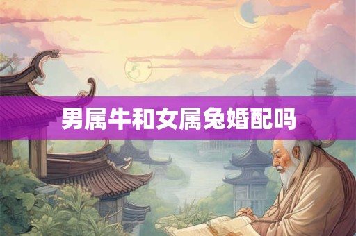 男属牛和女属兔婚配吗